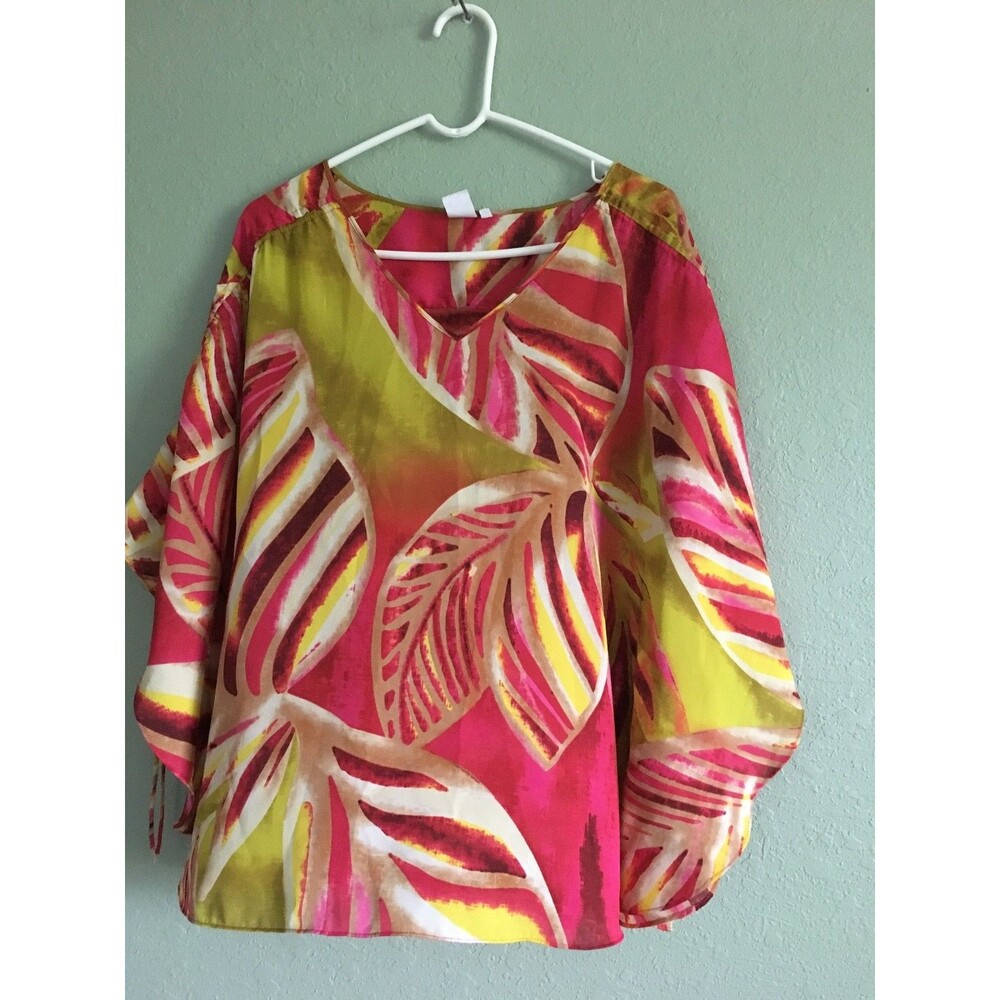 J Jones New York  Women's Size M Kimono/Poncho Blouse